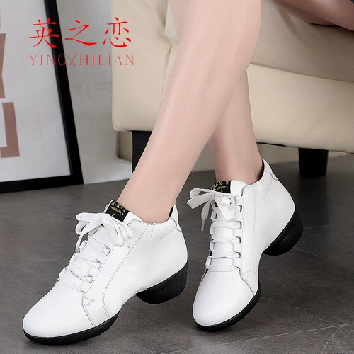 Обувь, танцующие туфли, из натуральной кожи, мягкая подошва, осенняя