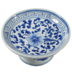 Jingdezhen Cổ xưa món ăn cao cấp màu xanh và trắng Bộ trà Bộ món ăn Đĩa món trà phụ kiện - Trà sứ bình pha trà thủy tinh Trà sứ