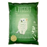 Любовь любовь кошка Оригинальный зеленый чайный кот песок 6 упаковки*6L Тофу кошка песок 10 кг 20 кг 20 кот с низкой пылью песок