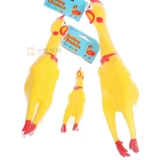 Резиновая игрушка, радужная кричащая курица, средство от укусов, домашний питомец, издает звуки