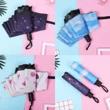 Антивизионная пара Синконг Желтая зонтик Женский двойной складной сопротивление зонтика, ветер, дождь, дождь, звезда -подкрепление бизнеса