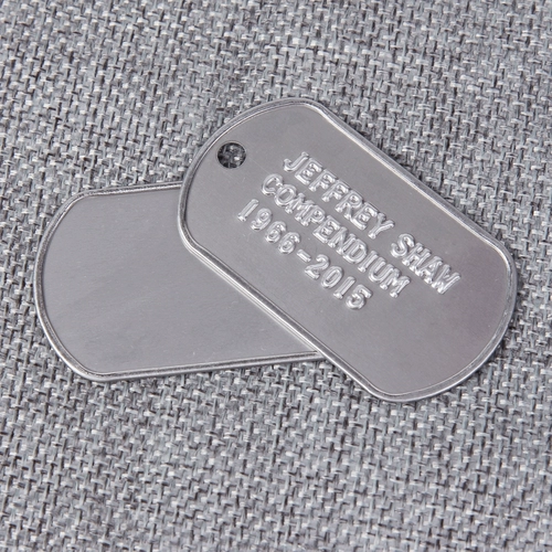 Бренд для собак из нержавеющей стали, титановая стальная подвеска, маркировка надписи, настройка бренда идентификации металлов, пустое материало