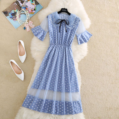 套装女2021新款大码显瘦夏季针织防晒衣+碎花吊带连衣裙两件套女