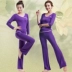 2018 Modal Yoga Mang Đặt Mùa Xuân và Mùa Hè Thể Thao của Phụ Nữ Tập Thể Dục Mặc Chạy Phù Hợp Với Nhảy Vuông Mặc Hai mảnh Bộ