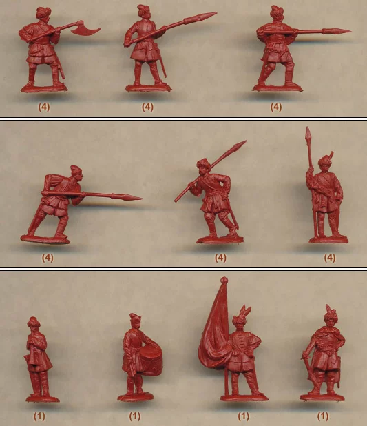 [REDBOX 72115 1/72 Ukrainian Cossack (Infantry) Set 2]