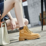 Martens, летние ботинки в английском стиле, короткие сапоги, коллекция 2023, осенние, в британском стиле