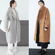 Giảm giá đặc biệt chống mùa bán áo khoác len quá khổ nữ phiên bản Hàn Quốc của phần dài của áo khoác len nữ - Áo Hàn Quốc