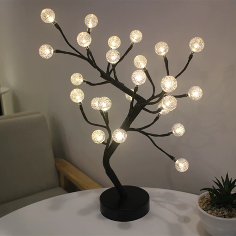 Christmas creative brand table lamp for bedroom, Birthday gift, интернет знаменитость