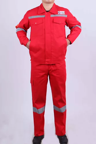 Хлопковый износостойкий светоотражающий комбинезон подходит для мужчин и женщин, защита от ожогов