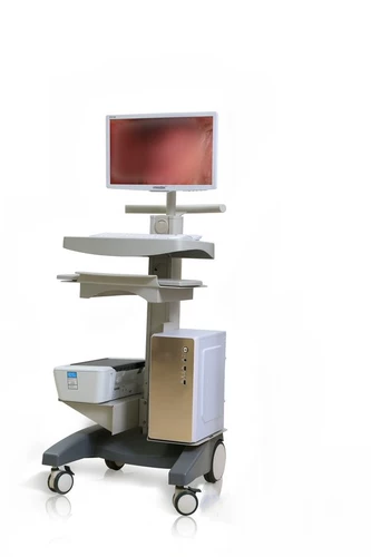 Медицинский ноутбук, универсальная металлическая беззвучная тележка, рабочий монитор
