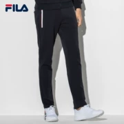 FILA Fila Men mùa thu Xu hướng thời trang mới Quần thể thao đan thông thường | F11M831610F - Quần thể thao