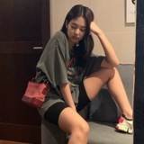 Японское звездное небо, ретро японская летняя футболка, свободный крой