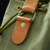 Chiến Tranh thế giới II gốc 70 s Thụy Sĩ quân canvas túi vải rau rám nắng da hành lý retro vali cổ điển vali 16 inch Vali du lịch