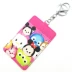 TSUM phim hoạt hình hai lớp chủ thẻ xách tay hai lớp PU chủ thẻ da phim hoạt hình dễ thương Mickey head chủ thẻ không thấm nước Hộp đựng thẻ