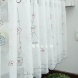 Кофейная юбка, штора, кружевная ткань