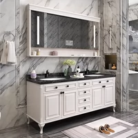 Nội các phòng tắm thông minh của Mỹ kết hợp gỗ sồi Taberet Nhà vệ sinh, rửa mặt, mặt đôi nồi bảo quản tủ lưu trữ tủ gương tủ gương treo tường gương lavabo đẹp