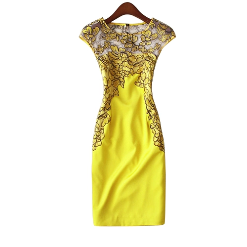 Юбка, длинное кружевное летнее платье, средней длины, с вышивкой