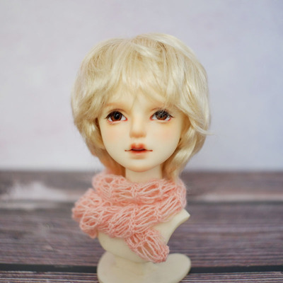 taobao agent 【Clear warehouse】BJD imitation horse sea hair 3 points, 4 minutes, 6 minutes, male baby wig fluffy slightly curly hair