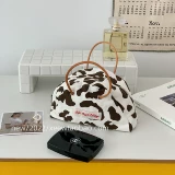 Свежая вместительная и большая косметичка, брендовая универсальная портативная сумка для путешествий, в цветочек