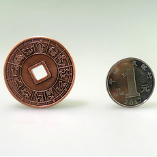 Даосский сувенир 道教复古九宫天枢天璇天玑天权玉衡开阳摇光七星吊坠12生肖铜挂件