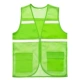 Lưới thoáng khí Áo vest tình nguyện Quần áo bảo hộ lao động tùy chỉnh Áo phản quang tình nguyện Quần áo an toàn Logo in tùy chỉnh áo gile phản quang