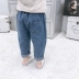 Trẻ em mặc quần jean bé gái mùa thu 2019 mới cho bé Quần trẻ em quần harem quần thủy triều 1-2-3 tuổi 4 - Quần jean quần áo bé trai Quần jean