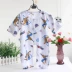 Bé cotton lụa dài tay áo onesies bé quần áo cotton nhân tạo sơ sinh cotton trẻ em của đồ ngủ romper 0-2 tuổi