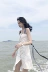 Dora Chaoren Hall Hồng Kông hương vị retro chic đơn ngực thẳng váy khí dây đeo váy váy mùa hè váy đầm