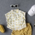 Ngoại hình áo sơ mi cho bé sơ sinh 2019 mùa hè cho bé sơ mi in hình trẻ em sơ mi ngắn tay mềm mại - Áo sơ mi Áo sơ mi