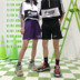 Hàn quốc ins Harajuku phong cách bf casual loose ulzzang quần short sinh viên thể thao hoang dã năm quần quần nam giới và phụ nữ quần short nữ tới đầu gối Quần short
