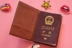 Du lịch nước ngoài England Tháp phim hoạt hình in ấn hộ chiếu bảo vệ bìa không thấm nước túi hộ chiếu thẻ thiết lập đa chức năng tài liệu thư mục