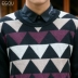 Egou Nghĩa mùa đông áo len mới Áo thun mỏng Áo len nam Hàn Quốc xu hướng áo len trẻ trung - Cặp đôi áo len