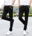 Quần mùa hè 19.9 quần lửng ống rộng quần dài Quần lửng nam giản dị màu đen phiên bản Hàn Quốc quần jean nam hàng hiệu Quần