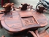 Lào gỗ hồng mộc đỏ bàn trà bàn cà phê eo cổ điển đen rosewood bàn trà đặc biệt đồ nội thất làm bằng gỗ gụ Bàn trà