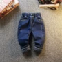 Quần jeans nam thu đông 2018 mới cho bé trai phiên bản Hàn Quốc cộng với quần nhung trẻ em chân quần mùa đông thủy triều shop quần áo trẻ em gần đây