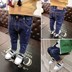 Quần jeans nam thu đông 2018 mới cho bé trai phiên bản Hàn Quốc cộng với quần nhung trẻ em chân quần mùa đông thủy triều váy đầm trẻ em 13 tuổi Quần jean