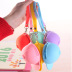 Hàn Quốc dễ thương phim hoạt hình kẹo màu mũ bóng chày đồng xu túi nhỏ gói túi chìa khóa silicone nữ đồng xu ly hợp túi đựng chìa khóa xe Trường hợp chính