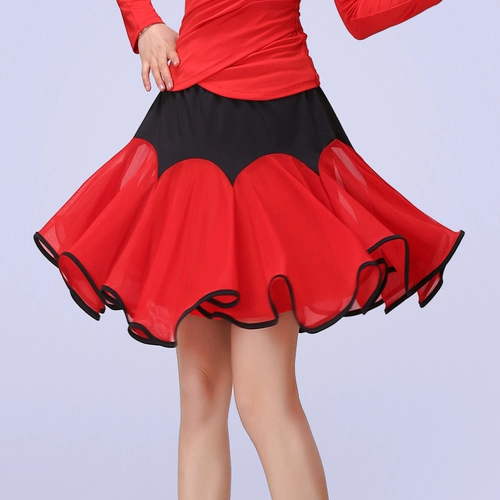Плаза танцевальная юбка юбка танцевальная танцевальная юбка Новая латинская танце