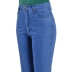 Mùa hè phần mỏng phụ nữ trung niên jeans của phụ nữ quần eo cao cộng với phân bón XL denim quần quần âu Quần áo của mẹ