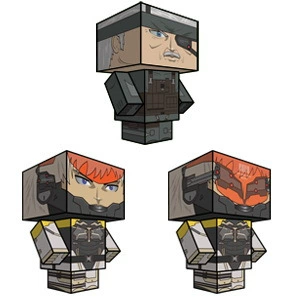 Mô hình giấy MGS đặc biệt Crown của dòng Cube Man - Chế độ tĩnh