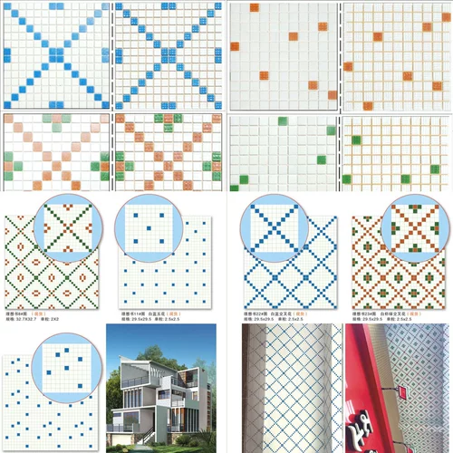 Мозаичная стеклянная обои фоновая стена наклейка Tianhua Балкон кухня туалетная плитка бумага кожаная бумага белый кирпич