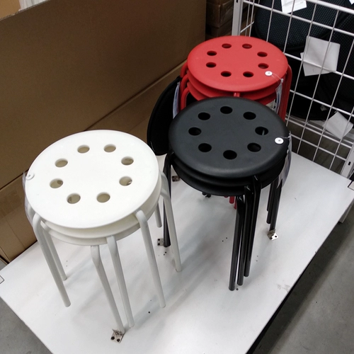 Круглый стул икеа железный обеденный стул может сложить высокие стулья