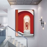 Скандинавская масляная краска для рисования для гостиной для коридора, украшение, в американском стиле