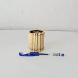 Плетеная маленькая креативная люстра, светильник, абажур, китайский стиль