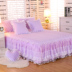 Dày bông ren giường váy mảnh duy nhất ren Hàn Quốc cotton trải giường 1.5 m1.8 m Simmons không trượt trải giường Váy Petti