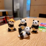 Милая реалистичная фигурка для единоборств, маленькая мультяшная кукла, семейная игрушка, панда