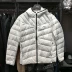 Đàn ông và phụ nữ Li Ning chính hãng áo khoác ngắn 2018 mùa đông mới chống gió ấm vịt mỏng trắng xuống AYMN026 049 - Thể thao xuống áo khoác Thể thao xuống áo khoác