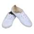 Đôi sao trắng net giày giày thể thao nam giới và phụ nữ giày vải giày quần vợt thể dục dụng cụ giày buổi sáng tập thể dục giày không trượt mặc kháng trọng lượng nhẹ jordan trắng xám Plimsolls