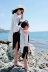 Mùa hè mới 2019 bên bờ biển bên bờ biển dành cho phụ huynh và trẻ em mặc áo chống nắng cho trẻ em mặc áo len voan dài - Trang phục dành cho cha mẹ và con