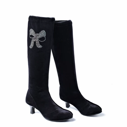 Демисезонные танцующие высокие сапоги, туфли, флисовые комфортные ботинки